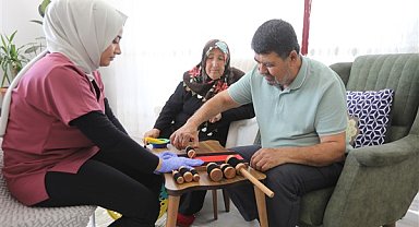 Gaziantep Büyükşehir Belediyesi’nden evde fizik tedavi hizmeti