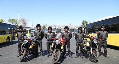 İETT’nin motorlu acil müdahale ekibi yollarda