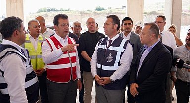 İmamoğlu, Tuzla’daki çalışmaları inceledi