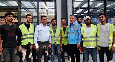 İmamoğlu ve Çalık Beylikdüzü’ndeki çalışmaları inceledi