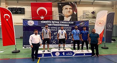 İşitme Engelliler Türkiye Şampiyonası’nda Mükremin Aktaş, Türkiye Şampiyonu oldu