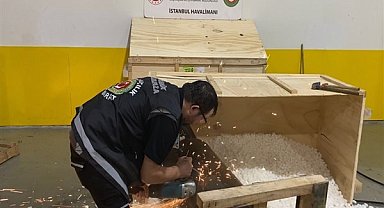 İstanbul Havalimanı'nda 427 kilogram uyuşturucu ele geçirildi