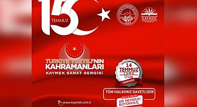 Kayseri Büyükşehir Belediyesi'nden “Türkiye Yüzyılı’nın Kahramanları” sanat sergisi