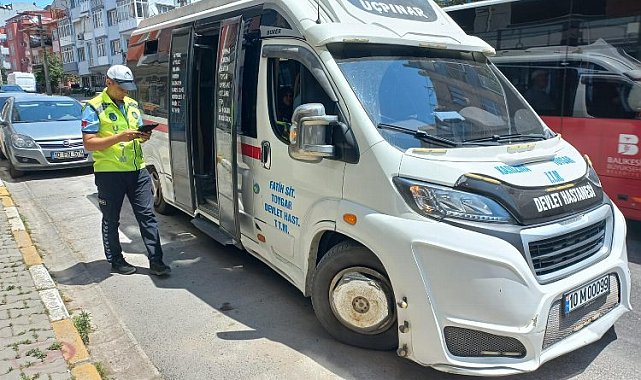 Klimasını açmayan minibüslere ceza yağdı