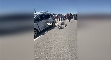 Konya’da 3 aracın karıştığı kazada 4 kişi yaralandı