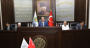 Malatya Büyükşehir Belediye Meclisi temmuz ayı ikinci birleşimi gerçekleştirdi