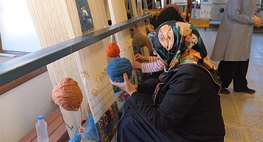 Malatya’da halı dokuma kursları devam ediyor