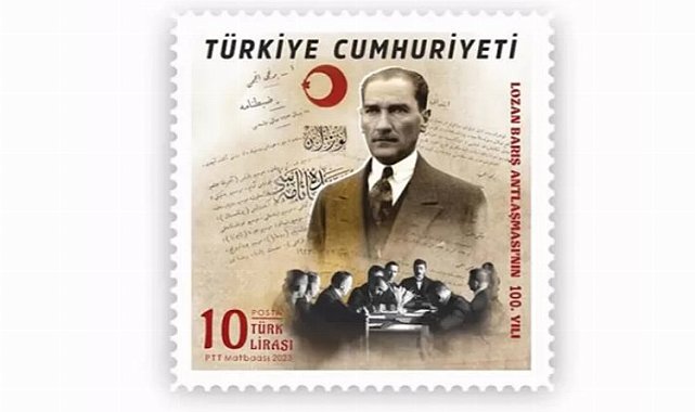 PTT'den Lozan'ın 100. yıl anısına özel pul