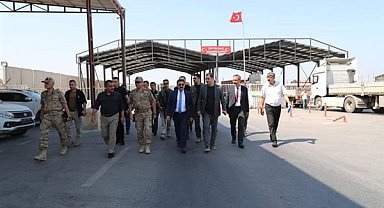 Vali Masatlı, sınır kapılarını ziyaret etti
