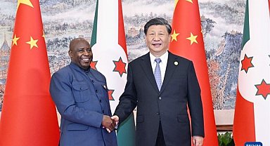 Xi Jinping, Burundi Cumhurbaşkanı Evariste Ndayishimiye ile görüştü