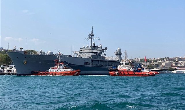 ABD savaş gemisi USS Mount Whitney İstanbul'da