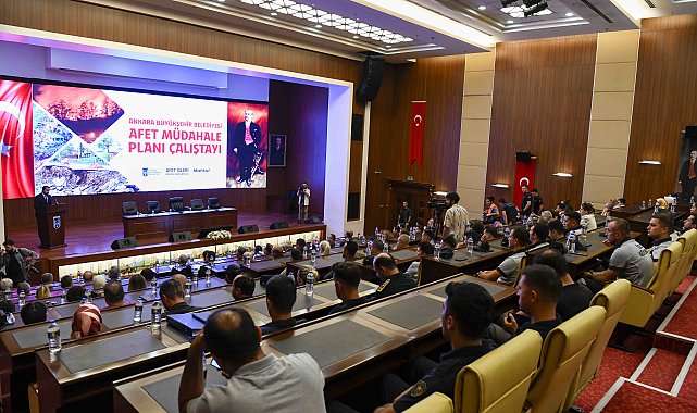 Ankara'da “Afet Müdahale Planı Çalıştayı” düzenlendi