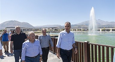 Başkan Büyükkılıç’tan Recep Tayyip Erdoğan Millet Bahçesi’nde inceleme