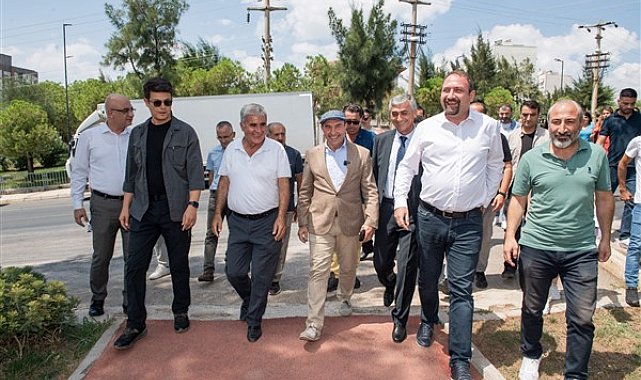 Başkan Soyer Çiğli’de çevre düzenleme çalışmalarını inceledi