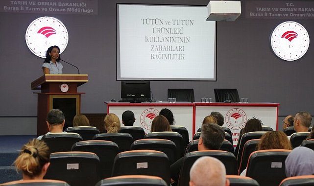 Bursa'da bağımlılık yapıcı maddelerle mücadele semineri