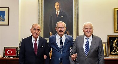 Çetin ve Erdem’den Büyükerşen’e ziyaret