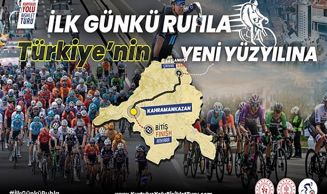 Cumhuriyetin 100. yılına özel “Kurtuluş Yolu Bisiklet Turu”