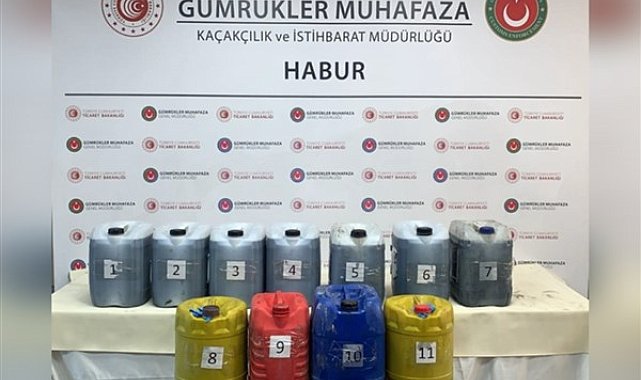 Habur Gümrük Kapısı’nda 245 kilogram metamfetamin ele geçirildi