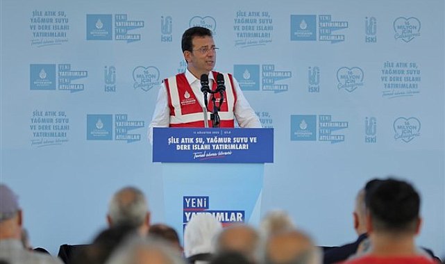 İmamoğlu: “Taşkınlar yaşanmayacak, Şile sahilleri kirlenmeyecek”