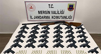Mersin merkezli 3 ilde kaçak silah operasyonu