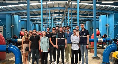 Sakarya Büyükşehir Belediyesi arıtma tesisleri tıp öğrencilerini ağırladı