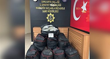 Şanlıurfa'da 177 kilo uyuşturucu ele geçirildi