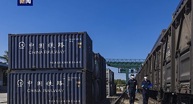 Serbest Ticaret Bölgesi’nden çıkan ilk yük treni Avrupa yolunda
