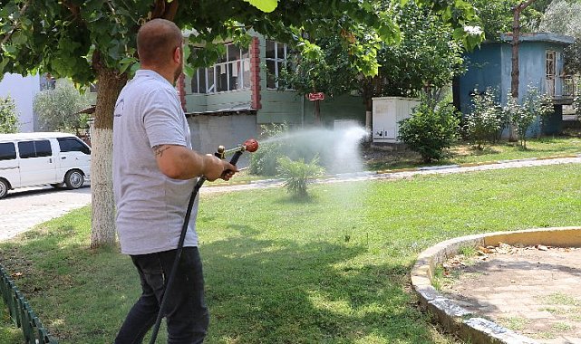 Somalı muhtarlar ilaçlama çalışmasında