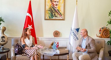 Yunanistan İzmir Başkonsolosu’ndan Başkan Soyer’e veda ziyareti