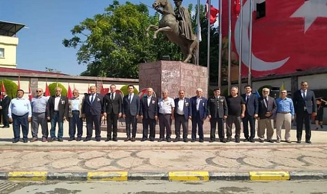 19 Eylül Gaziler Günü kapsamında Erzin'de tören düzenlendi