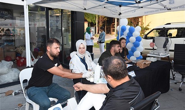 Balıkesir’de vatandaşlara ücretsiz sağlık taraması yapıldı