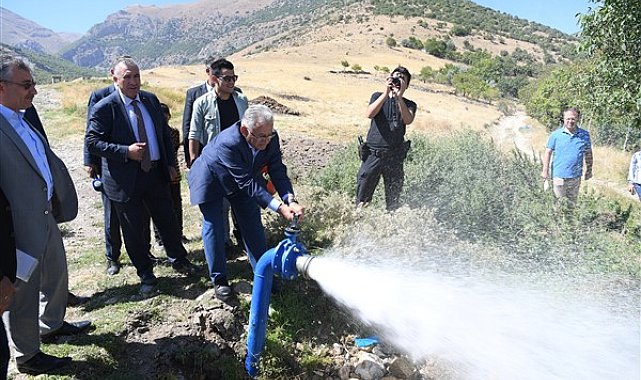 Başkan Büyükkılıç, 6 milyon TL’lik sulama tesisini inceledi