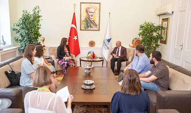 Başkan Soyer, Lviv'den gelen heyeti ağırladı