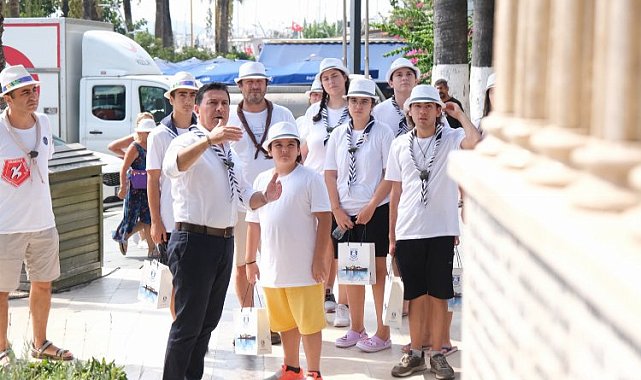 Çanakkaleli izciler Bodrum'da