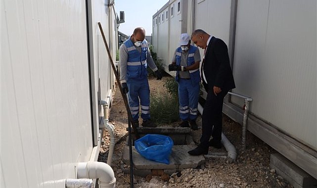 Diyarbakır Kayapınar Konteynır kentinde kış öncesi altyapı hazırlıkları yapılıyor