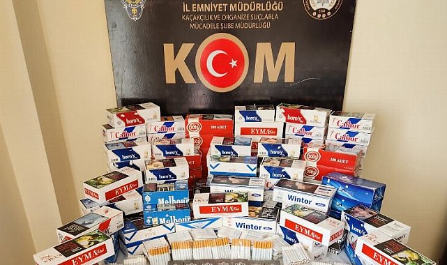 Düzce'de kaçak tütün mamülleri denetimi yapıldı