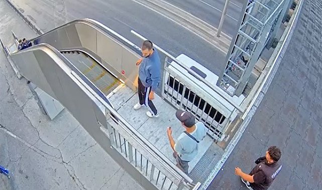 İBB, metro yürüyen merdivenlerine yönelik sabotajların yeni görüntülerini yayınladı