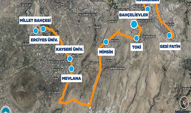 Kayseri Büyükşehir Belediyesi'nden ulaşımda yeni çevresel hatlar