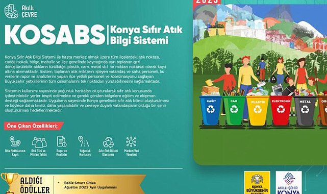 Konya Büyükşehir Belediyesi uygulamasına ödül
