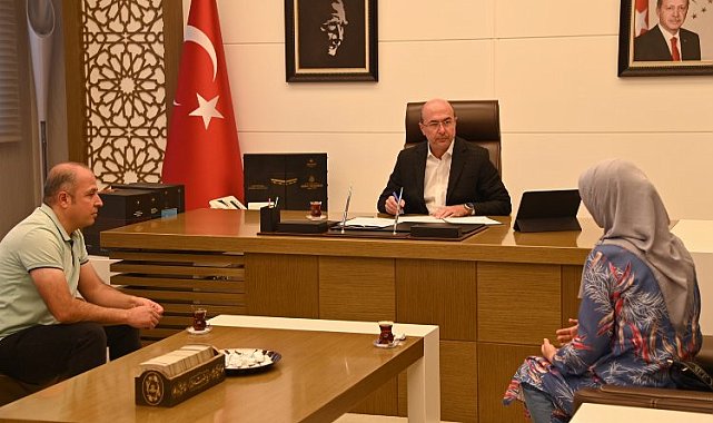 Konya Selçuklu'da vatandaşları makamında dinledi