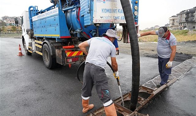 Kuvvetli yağış öncesi Beylikdüzü’nde tedbirler alındı