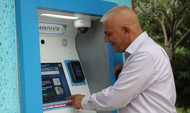 Manisa'da bir 'MaskiMatik' daha kullanıma sunuldu