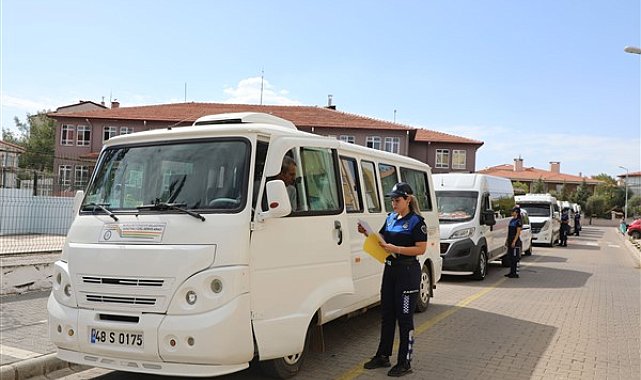 Muğla Büyükşehir, öğrenci servisleri denetimlerini sürdürüyor