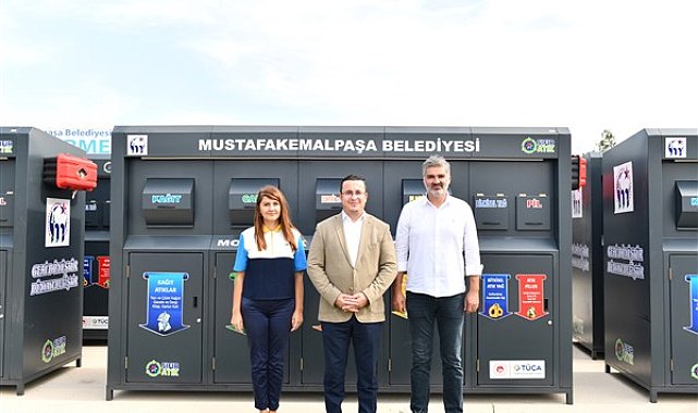 Mustafakemalpaşa’ya mobil atık merkezi kazandırıldı