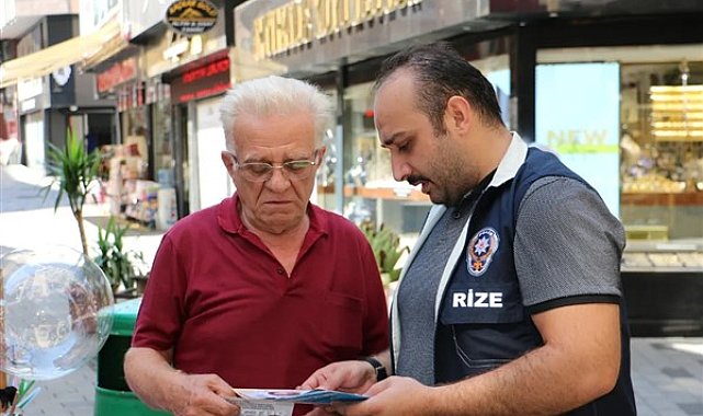Rize’de vatandaşlar siber suçlara karşı bilgilendirildi