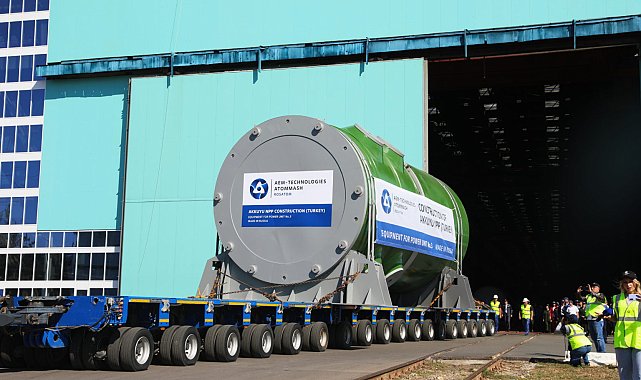 Rosatom, 5'inci nükleer reaktör kabının sevkiyatını gerçekleştirdi