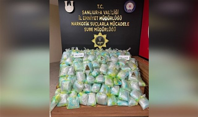 Şanlıurfa'da uyuşturucu operasyonu