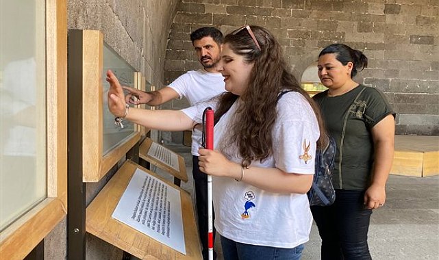 Selin, Selçuklu Uygarlığı Müzesi'ni gezme hayalini Kayseri Büyükşehir ile gerçekleştirdi