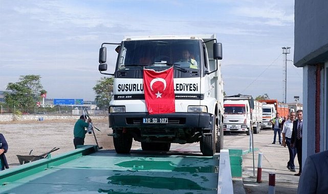 Susurluk Şeker Fabrikası'nda yeni sezon açıldı