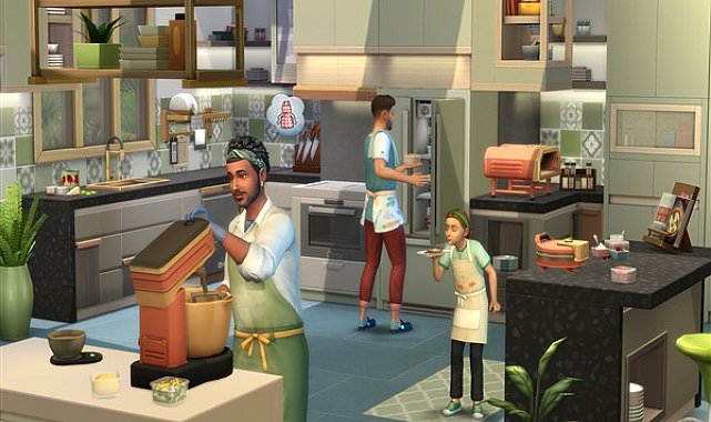 The Sims 4 Home Chef Hustle paketi piyasada